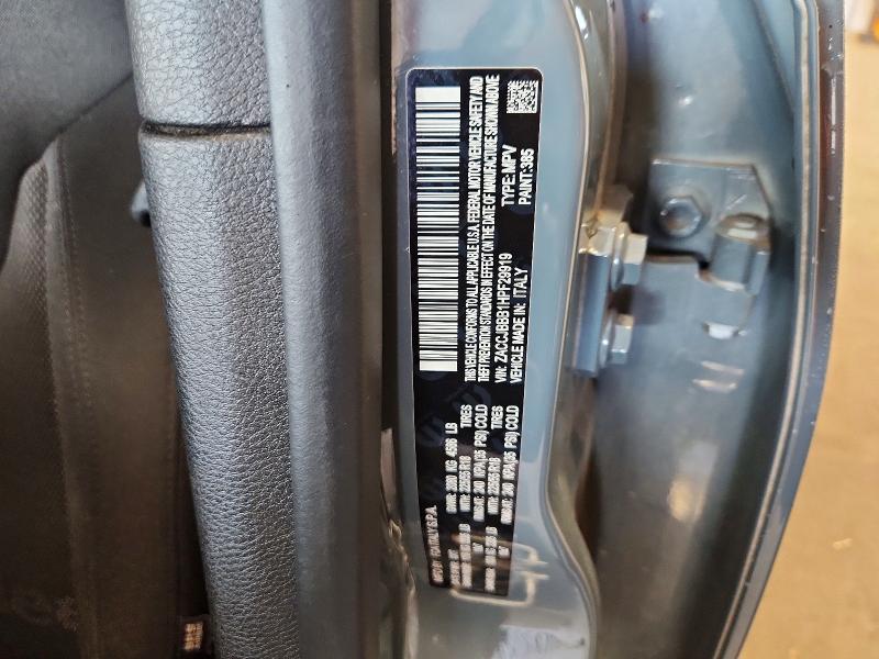 2017 Jeep Renegade მანქანა იყიდება აუქციონზე, vin: ZACCJBBB1HPF29919, აუქციონის ნომერი: 66773316