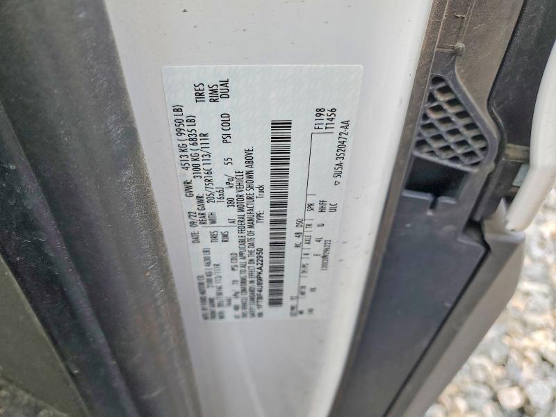 50636676 :رقم المزاد ، 1FTBF4U89PKA22950 vin ، 2023 Ford Transit مزاد بيع