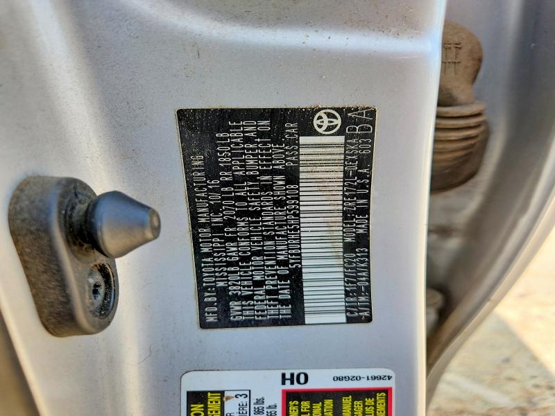 2017 Toyota Corolla მანქანა იყიდება აუქციონზე, vin: 5YFBURHE5HP599108, აუქციონის ნომერი: 64456946