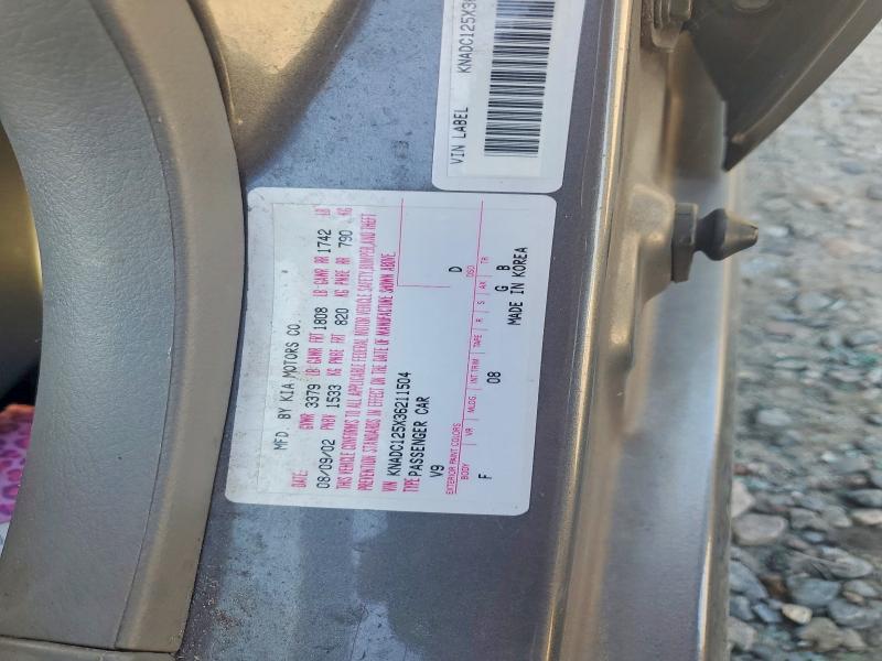 Продаж на аукціоні авто 2003 Kia Rio, vin: KNADC125X36211504, номер лоту: 65665406