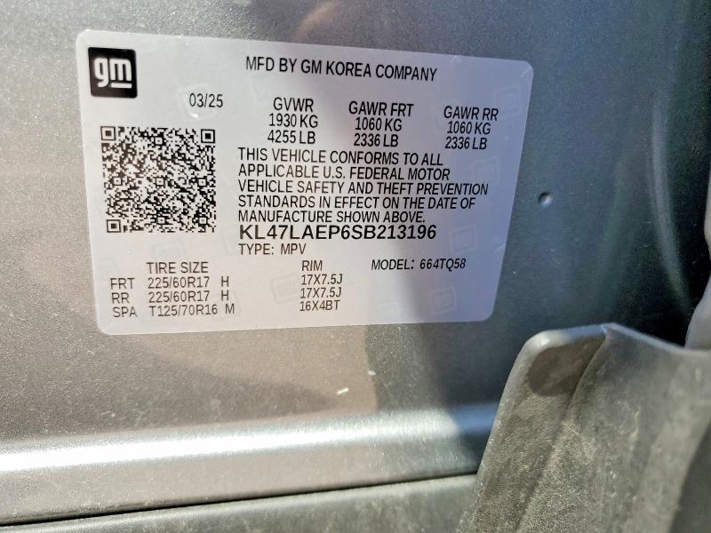 Продаж на аукціоні авто 2025 Buick Envista, vin: KL47LAEP6SB213196, номер лоту: 66994856