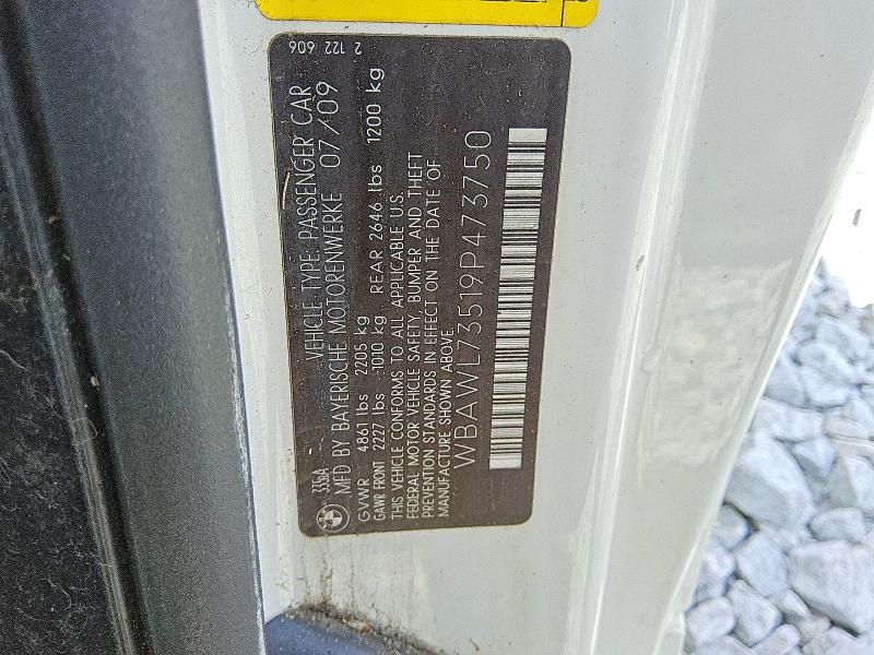 Продажа на аукционе авто 2009 Bmw 335, vin: WBAWL73519P473750, номер лота: 63009526