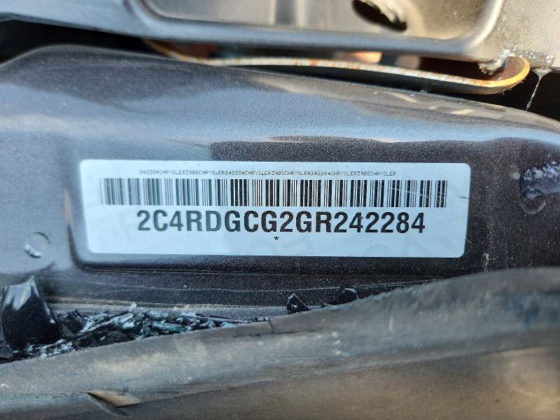Aukcja sprzedaży 2016 Dodge Grand Caravan, vin: 2C4RDGCG2GR242284, numer aukcji: 64601856