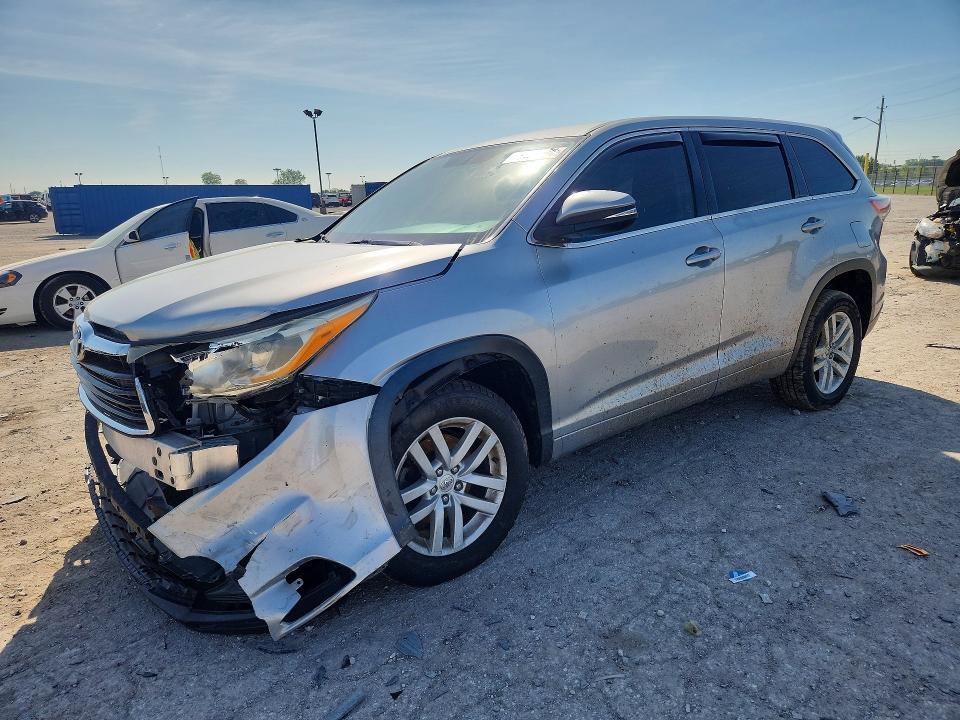 2014 Toyota Highlander მანქანა იყიდება აუქციონზე, vin: 5TDZARFH9ES006356, აუქციონის ნომერი: 67255926