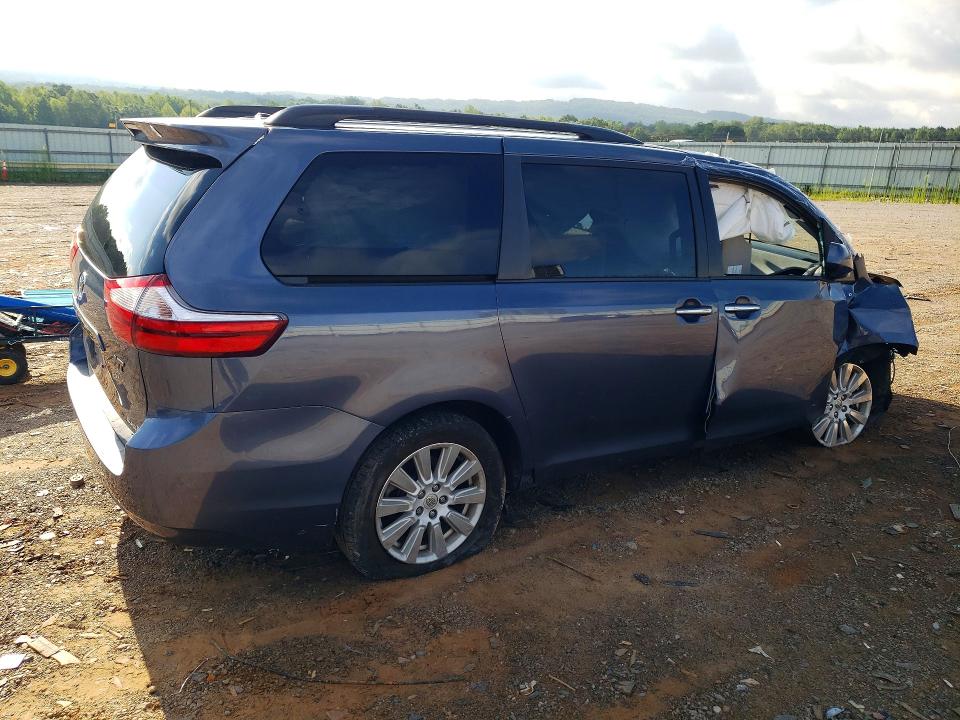 2017 Toyota Sienna მანქანა იყიდება აუქციონზე, vin: 5TDDZ3DC9HS155796, აუქციონის ნომერი: 63894966