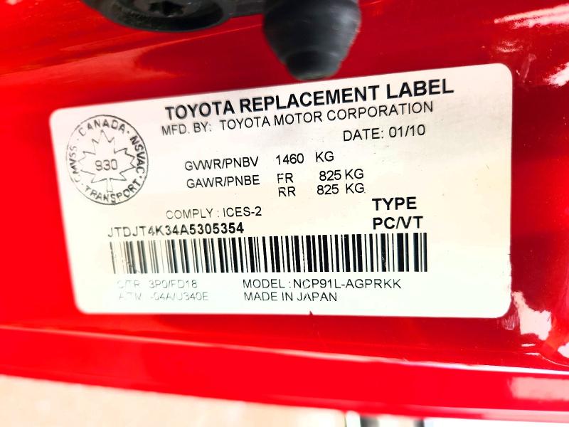 Продаж на аукціоні авто 2010 Toyota Yaris, vin: JTDJT4K34A5305354, номер лоту: 63649096
