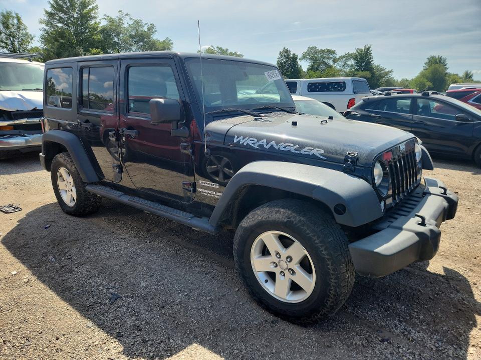 Auction sale of the 2014 Jeep Wrangler Unlimited, vin: 1C4HJWDG0EL138346, lot number: 66429246