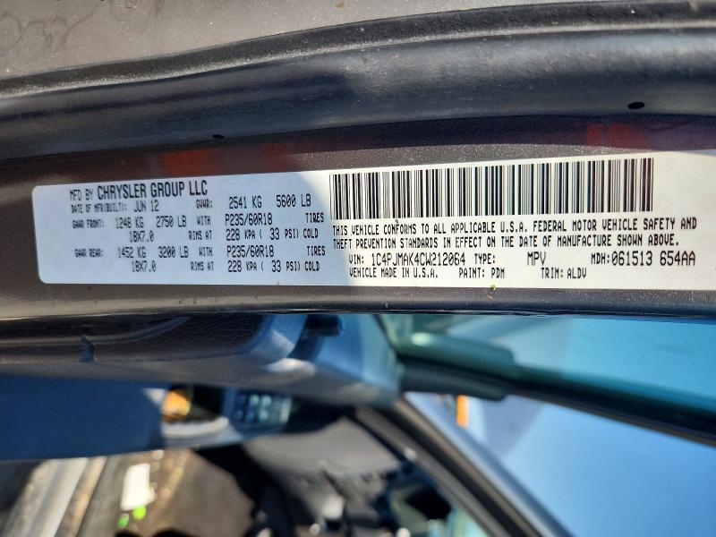 66350046 :رقم المزاد ، 1C4PJMAK4CW212064 vin ، 2012 Jeep Liberty مزاد بيع