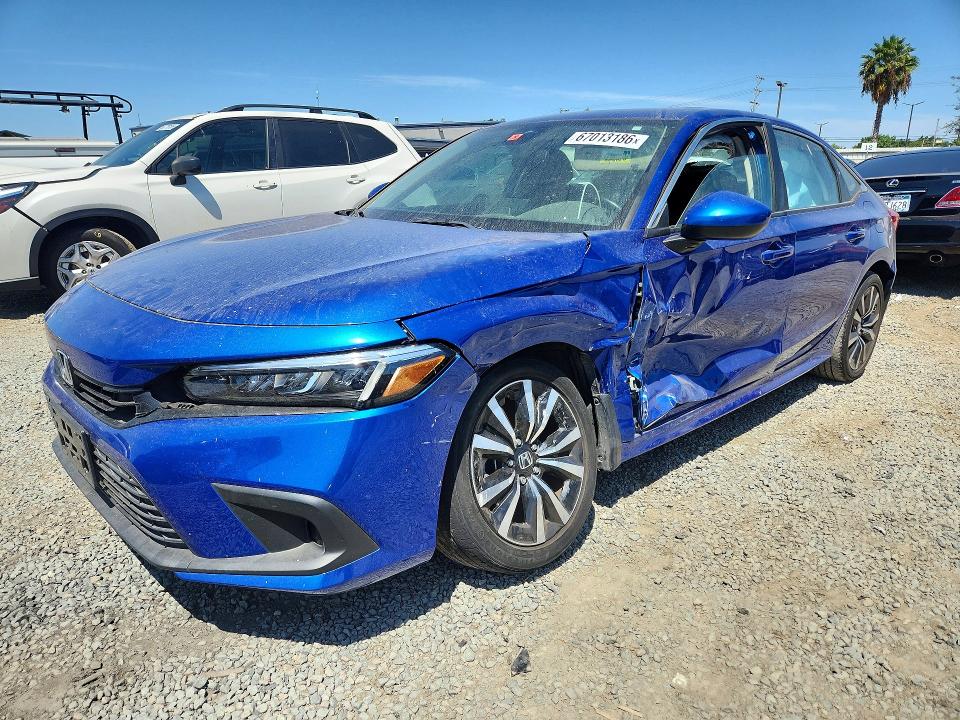 67013186 :رقم المزاد ، 2HGFE1F72PH316819 vin ، 2023 Honda Civic مزاد بيع