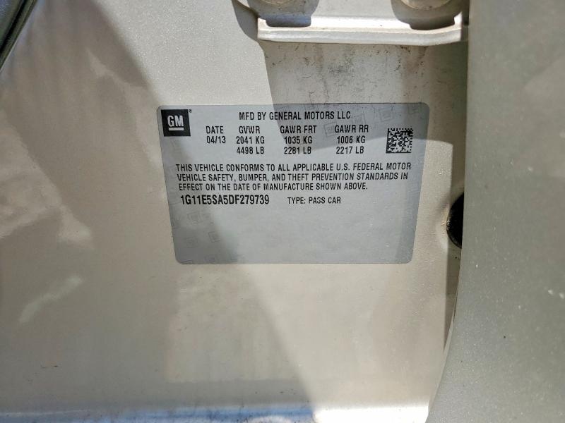 Продажа на аукционе авто 2013 Chevrolet Malibu, vin: 1G11E5SA5DF279739, номер лота: 63671016