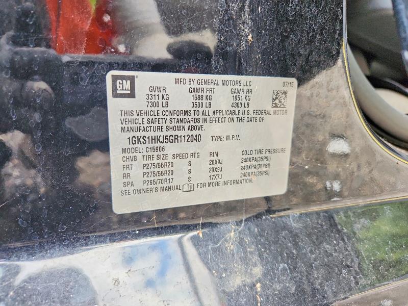 Продажа на аукционе авто 2016 Gmc Yukon Xl, vin: 1GKS1HKJ5GR112040, номер лота: 65802296