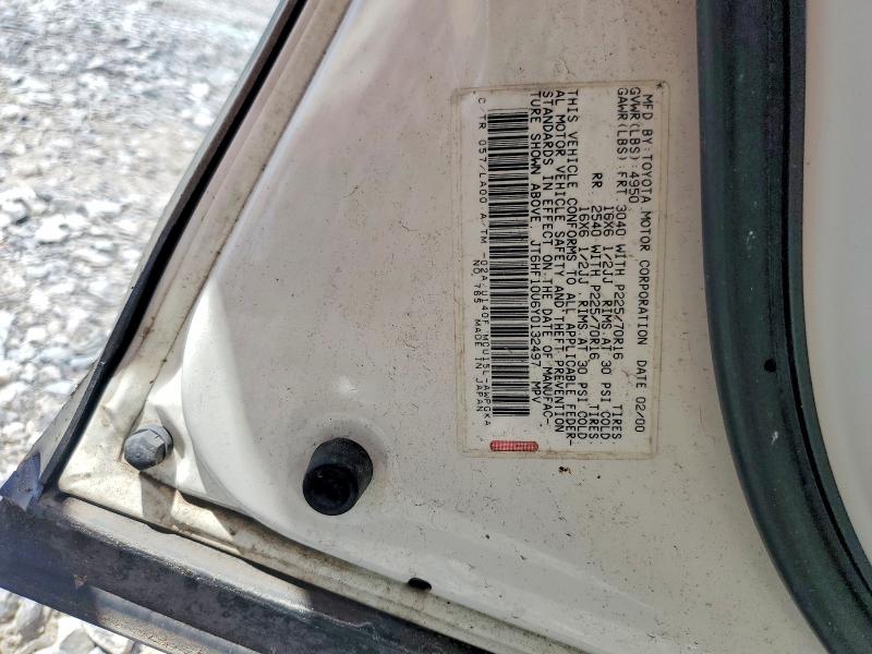 66095876 :رقم المزاد ، JT6HF10U6Y0132497 vin ، 2000 Lexus Rx مزاد بيع