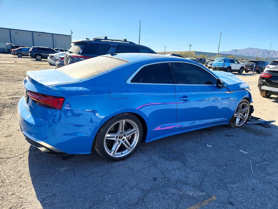 Продаж на аукціоні авто 2022 Audi A5, vin: WAUSAAF58NA023748, номер лоту: 63527616