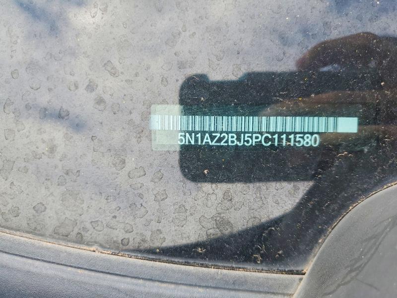 2023 Nissan Murano მანქანა იყიდება აუქციონზე, vin: 5N1AZ2BJ5PC111580, აუქციონის ნომერი: 64502476