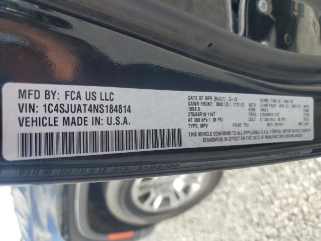 Aukcja sprzedaży 2022 Jeep Wagoneer, vin: 1C4SJUAT4NS184814, numer aukcji: 67306646