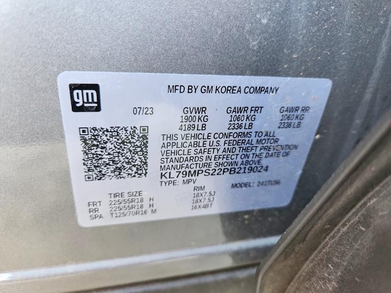 66430486 :رقم المزاد ، KL79MPS22PB219024 vin ، 2023 Chevrolet Trailblazer مزاد بيع