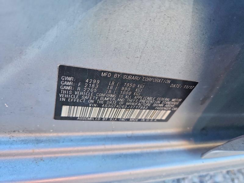 Aukcja sprzedaży 2018 Subaru Impreza, vin: 4S3GTAD60J3717993, numer aukcji: 65825986