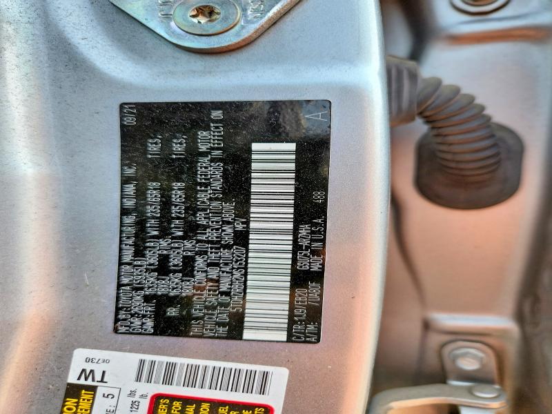 2021 Toyota Highlander მანქანა იყიდება აუქციონზე, vin: 5TDHZRBH2MS153207, აუქციონის ნომერი: 64669716