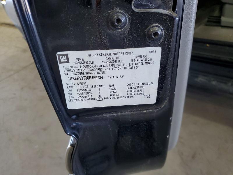 65919966 :رقم المزاد ، 1GKEK13T36R160734 vin ، 2006 Gmc Yukon مزاد بيع