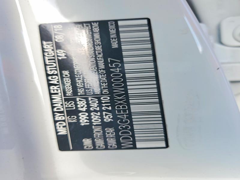 Продажа на аукционе авто 2019 Mercedes-benz A, vin: WDD3G4EBXKW000457, номер лота: 66735996