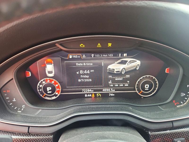 Aukcja sprzedaży 2018 Audi S5, vin: WAUC4CF56JA013219, numer aukcji: 64311356