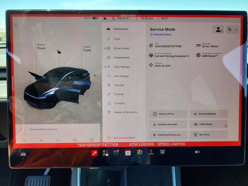 Aukcja sprzedaży 2026 Tesla Model Y, vin: 7SAYGDEE8TF677106, numer aukcji: 66039126