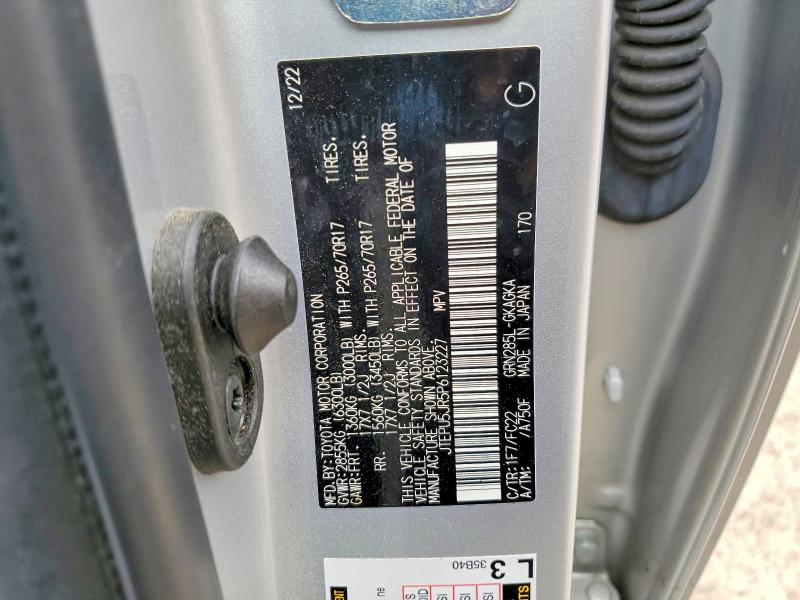 Продажа на аукционе авто 2023 Toyota 4runner, vin: JTEPU5JR5P6123227, номер лота: 66617146