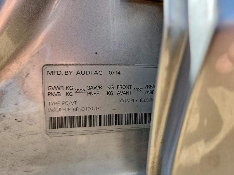 Aukcja sprzedaży 2015 Audi A4, vin: WAUFFCFL8FN010070, numer aukcji: 62945286
