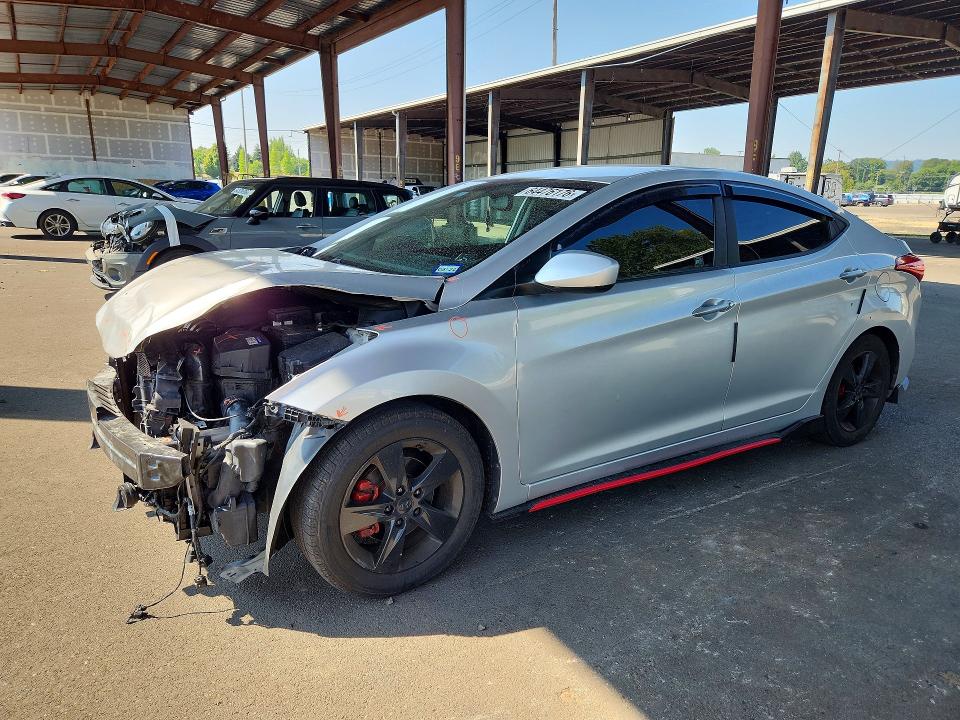 2013 Hyundai Elantra მანქანა იყიდება აუქციონზე, vin: KMHDH4AE2DU497588, აუქციონის ნომერი: 64476176