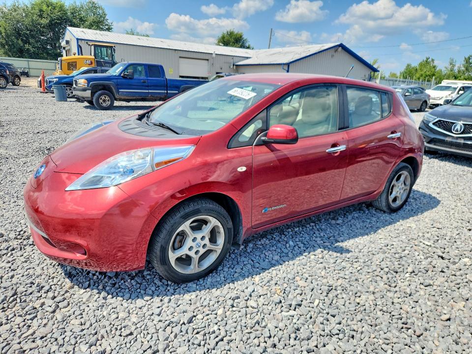 66709226 :رقم المزاد ، JN1AZ0CP1CT023781 vin ، 2012 Nissan Leaf مزاد بيع