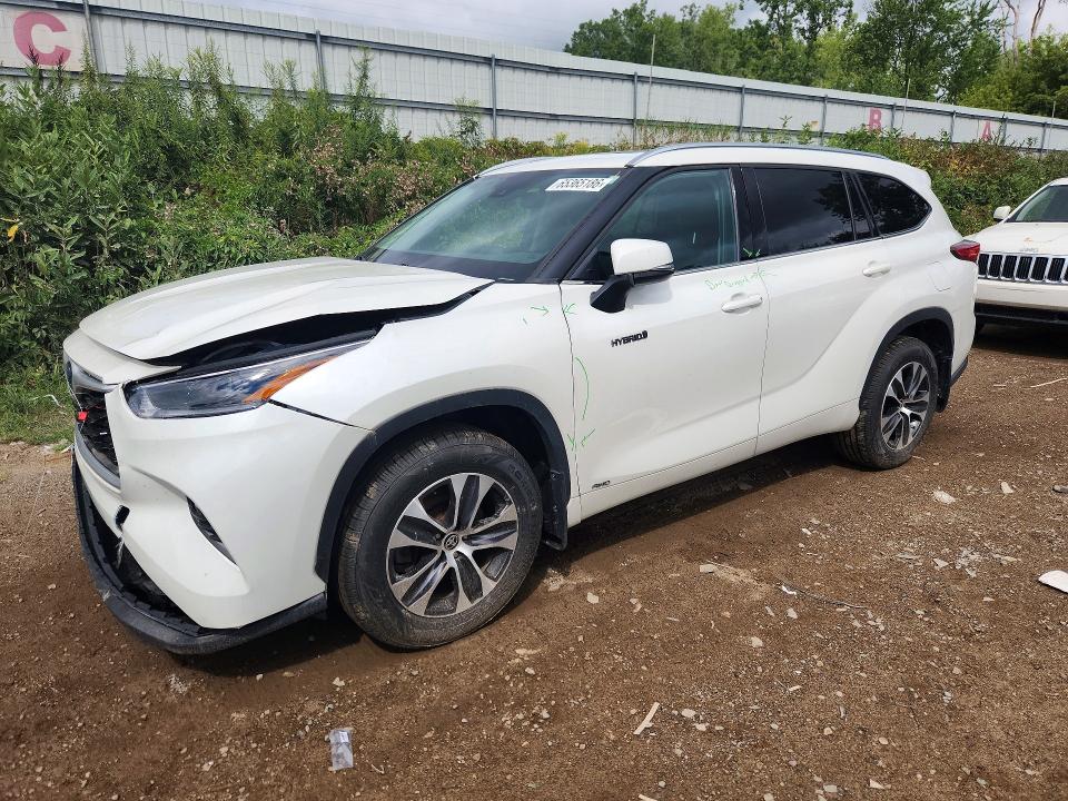 Aukcja sprzedaży 2021 Toyota Highlander, vin: 5TDHBRCH8MS531601, numer aukcji: 65365186
