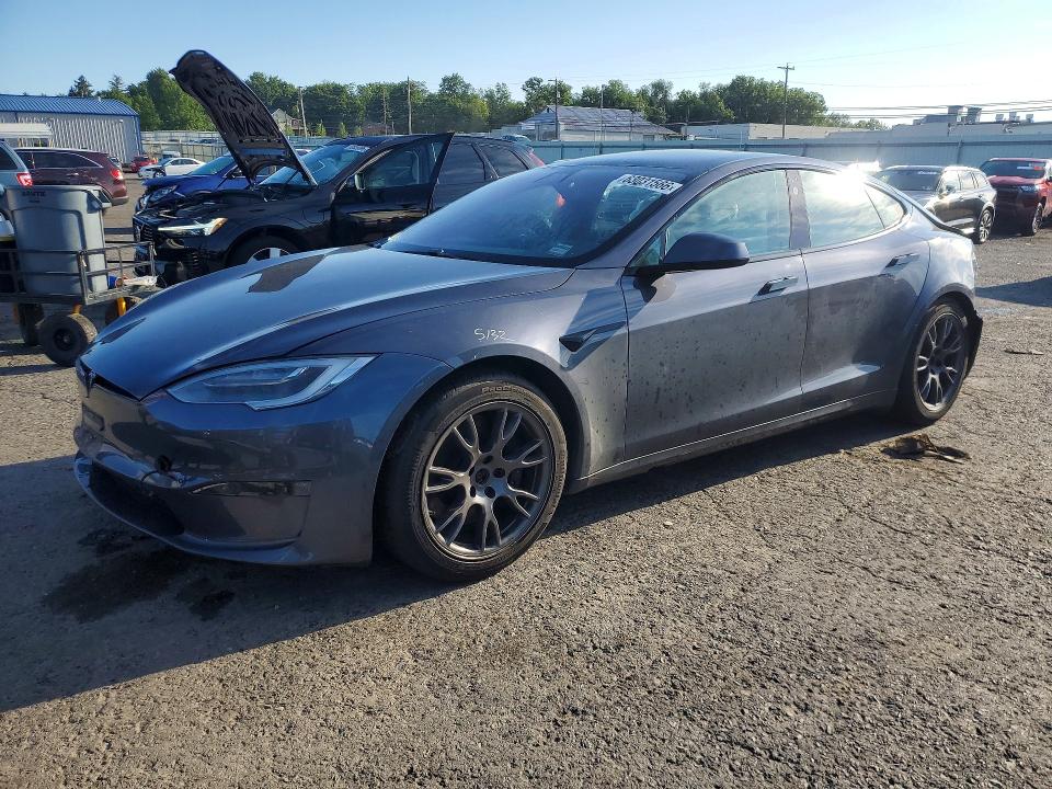 2021 Tesla Model S მანქანა იყიდება აუქციონზე, vin: 5YJSA1E53MF453147, აუქციონის ნომერი: 63031566