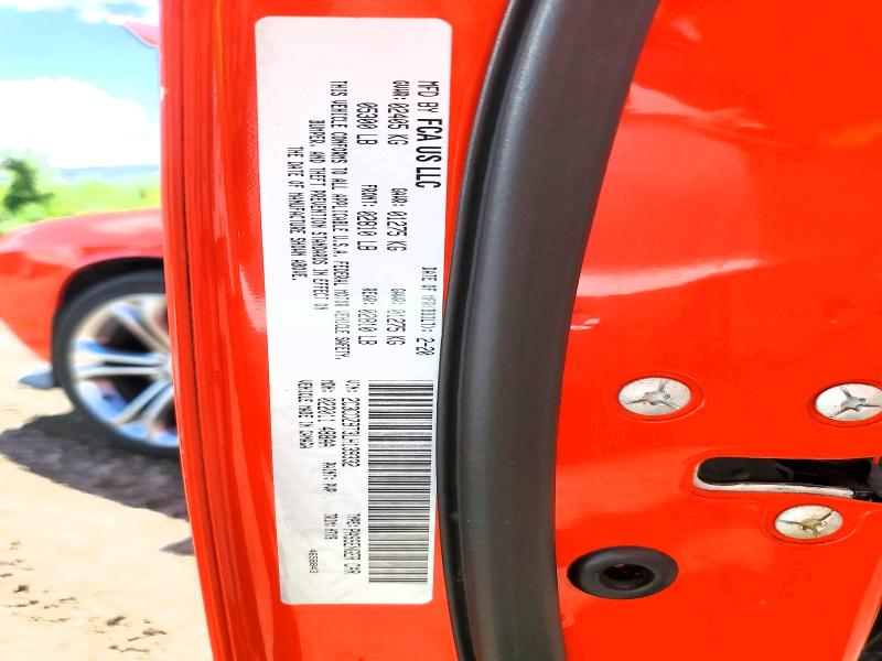 64420526 :رقم المزاد ، 2C3CDZBT3LH139332 vin ، 2020 Dodge Challenger مزاد بيع