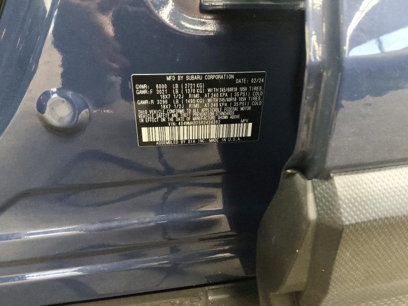 Продаж на аукціоні авто 2024 Subaru Ascent, vin: 4S4WMABD5R3424382, номер лоту: 66773446