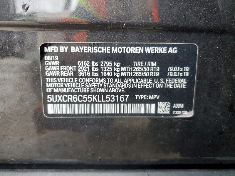 Aukcja sprzedaży 2019 Bmw X5, vin: 5UXCR6C55KLL53167, numer aukcji: 63352496
