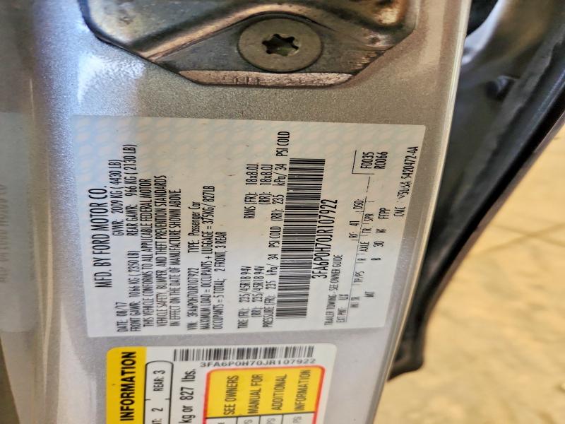 Aukcja sprzedaży 2018 Ford Fusion, vin: 3FA6P0H70JR107922, numer aukcji: 63424876