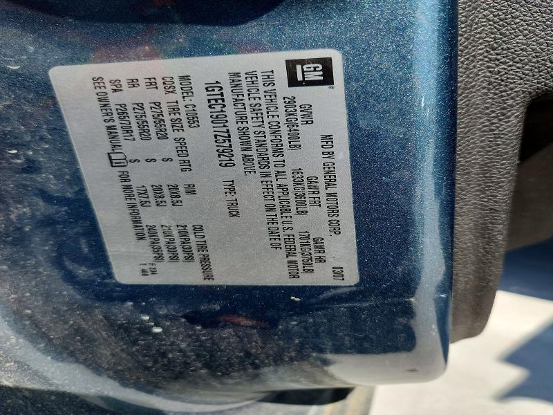 Aukcja sprzedaży 2007 Gmc New Sierra, vin: 1GTEC19017Z579219, numer aukcji: 65347196