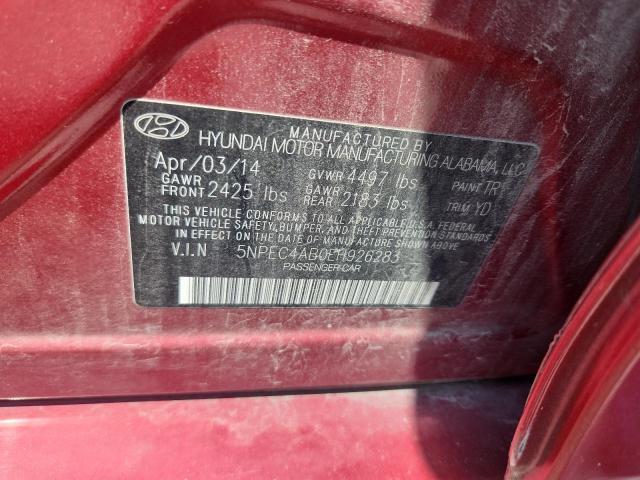 Aukcja sprzedaży 2014 Hyundai Sonata, vin: 5NPEC4AB0EH926283, numer aukcji: 66345656