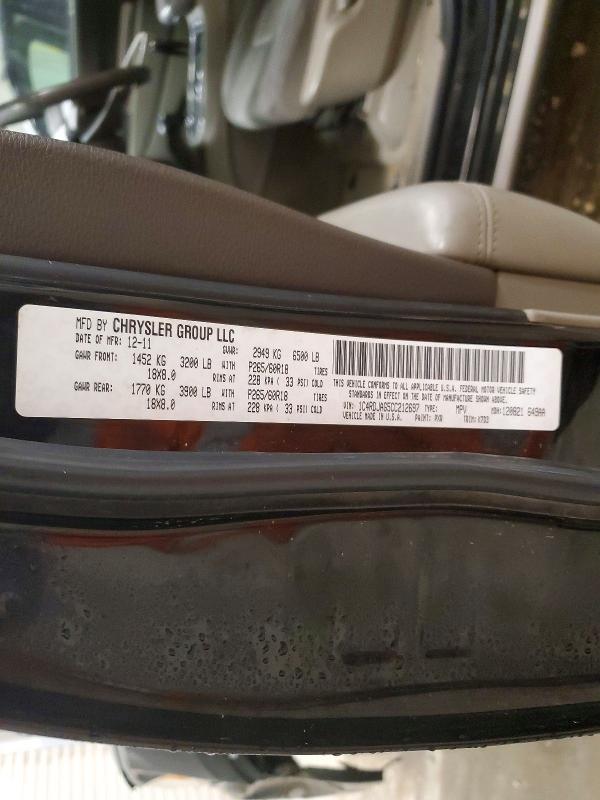 Aukcja sprzedaży 2012 Dodge Durango, vin: 1C4RDJAG5CC212697, numer aukcji: 65231956