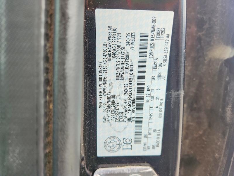 Продажа на аукционе авто 2013 Ford Escape, vin: 1FMCU9GX1DUB18481, номер лота: 64933066