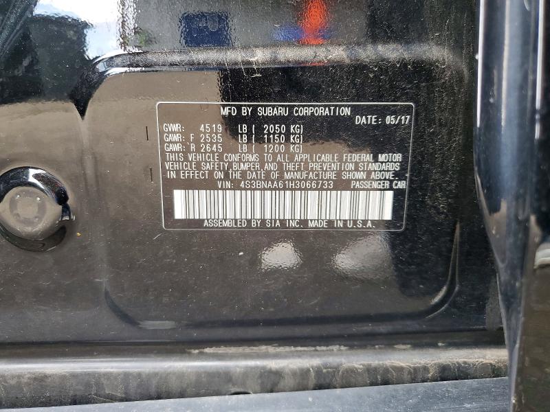 Aukcja sprzedaży 2017 Subaru Legacy, vin: 4S3BNAA61H3066733, numer aukcji: 65157206