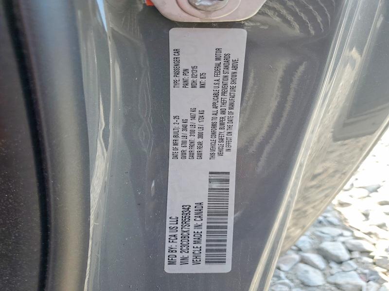 Aukcja sprzedaży 2025 Dodge Charger, vin: 2C3CDBCK7SR559343, numer aukcji: 66183866
