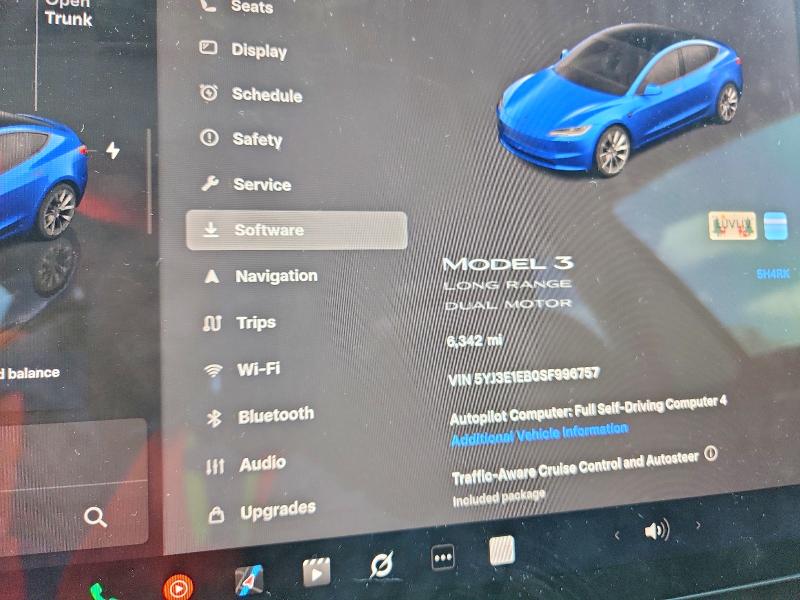 Aukcja sprzedaży 2025 Tesla Model 3, vin: 5YJ3E1EB0SF996757, numer aukcji: 61621806