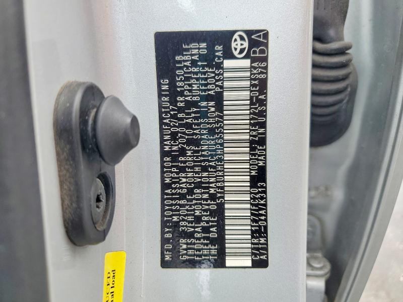 Продаж на аукціоні авто 2017 Toyota Corolla, vin: 5YFBURHE3HP655577, номер лоту: 63459816