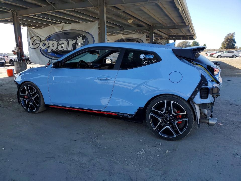 2022 Hyundai Veloster N მანქანა იყიდება აუქციონზე, vin: KMHT36AH1NU015596, აუქციონის ნომერი: 61594236
