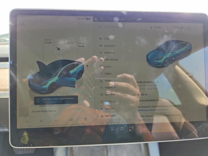 Aukcja sprzedaży 2022 Tesla Model 3, vin: 5YJ3E1EB8NF274702, numer aukcji: 64193876
