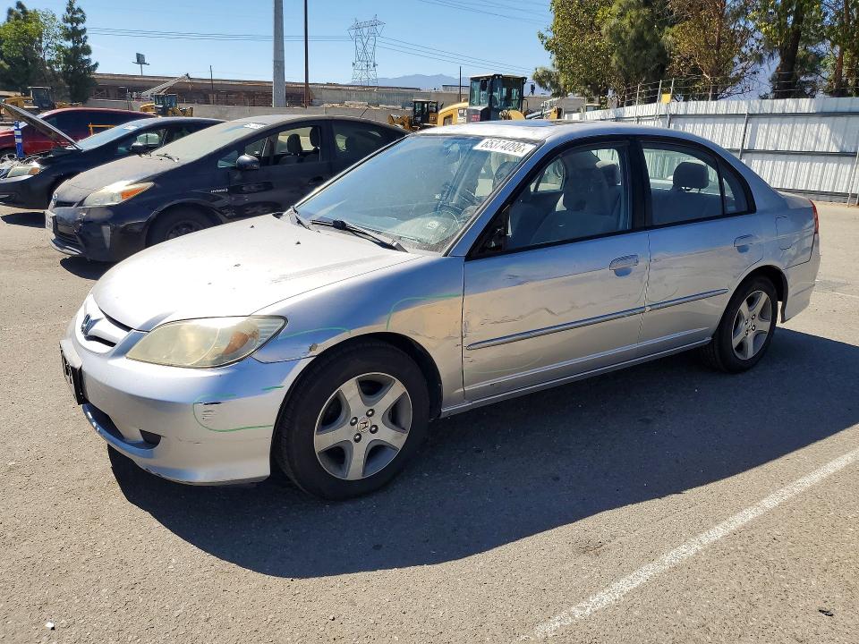 Продаж на аукціоні авто 2004 Honda Civic, vin: JHMES26784S002183, номер лоту: 65374096