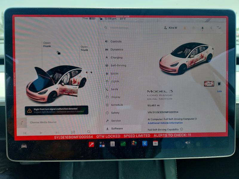 Продаж на аукціоні авто 2021 Tesla Model 3, vin: 5YJ3E1EB0MF000554, номер лоту: 65145456