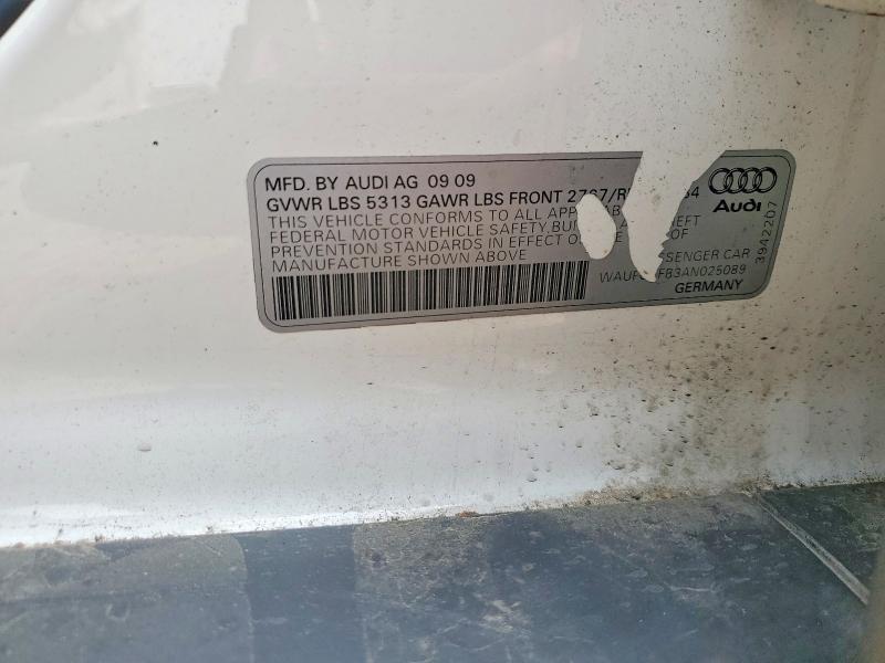 2010 Audi A6 მანქანა იყიდება აუქციონზე, vin: WAUFGAFB3AN025089, აუქციონის ნომერი: 61621326