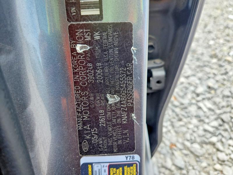 66478836 :رقم المزاد ، KNAFZ4A80G5455372 vin ، 2016 Kia Forte مزاد بيع
